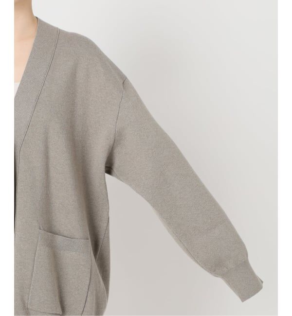 VERMEIL par iena「コットンカシミヤ WジャガードVネックカーディガン」|カーディガン|