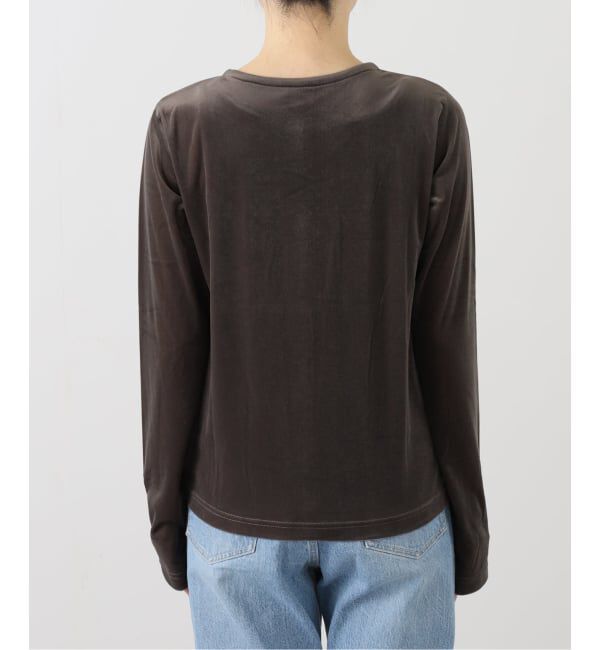 SLOBE IENA「《2枚セット》ベロアセットプルオーバー」|カーディガン|