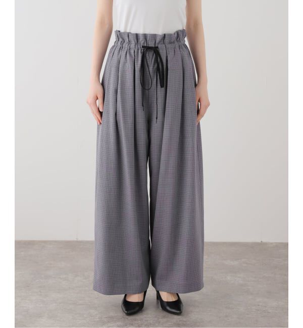 VERMEIL par iena「Check イージーパンツ」|その他|