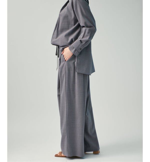 VERMEIL par iena「Check イージーパンツ」|その他|
