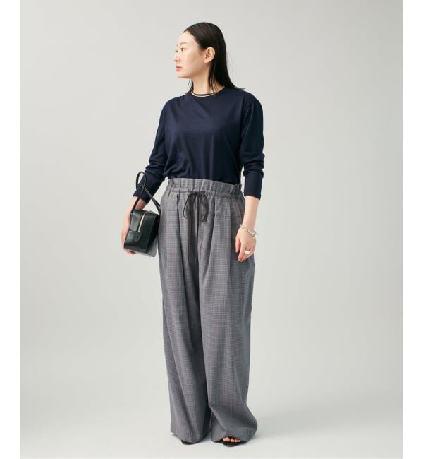 VERMEIL par iena「Check イージーパンツ」|その他|