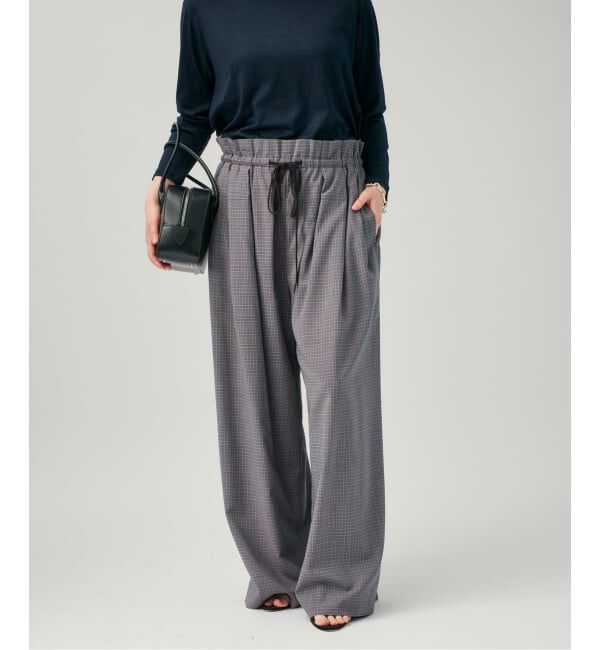 VERMEIL par iena「Check イージーパンツ」|その他|
