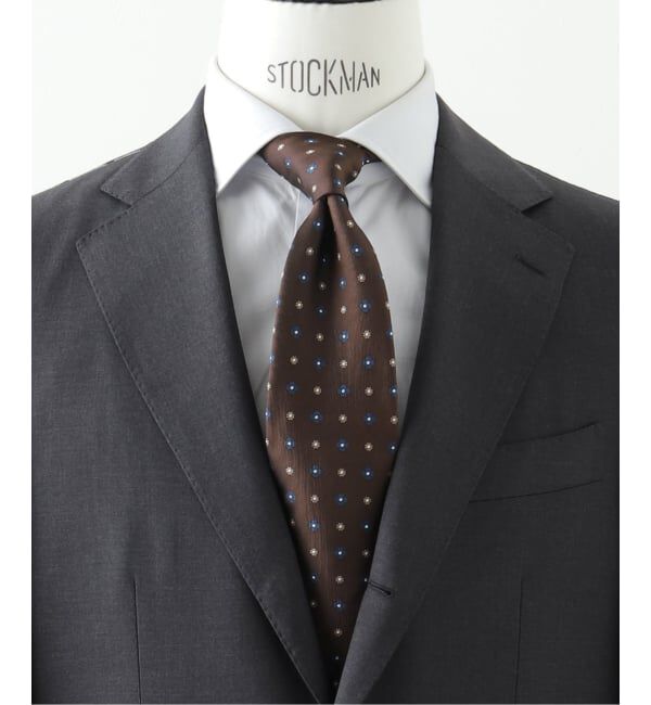 EDIFICE「AX フラワーコモンタイ」|ネクタイ・蝶ネクタイ|ブラウン