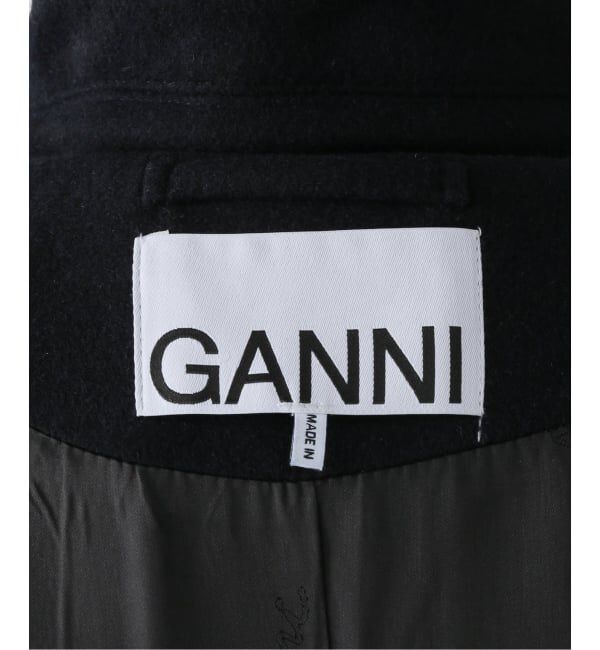 PULP「GANNI / ガニー Peacoat Wool Long Coat」|ピーコート|