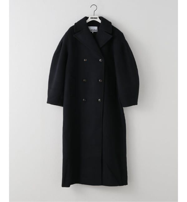 PULP「GANNI / ガニー Peacoat Wool Long Coat」|ピーコート|