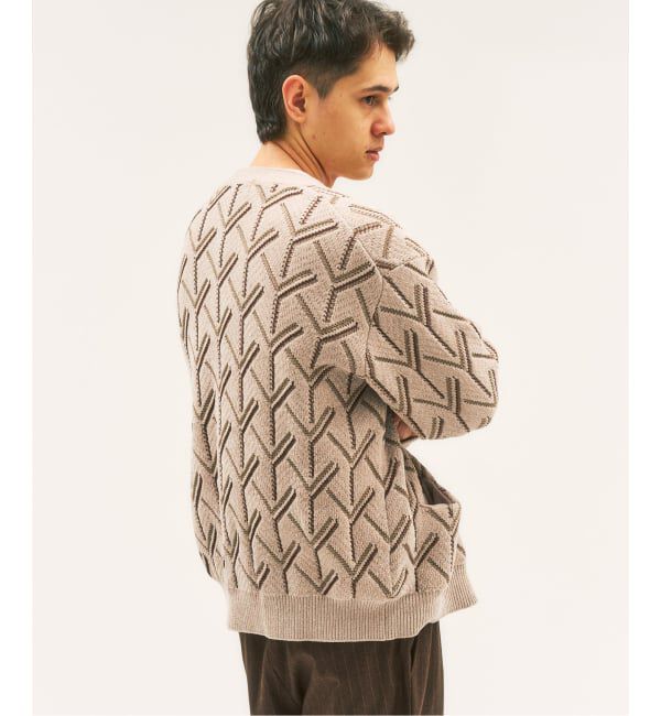 417 EDIFICE「モールパターンカーディガン」|カーディガン|
