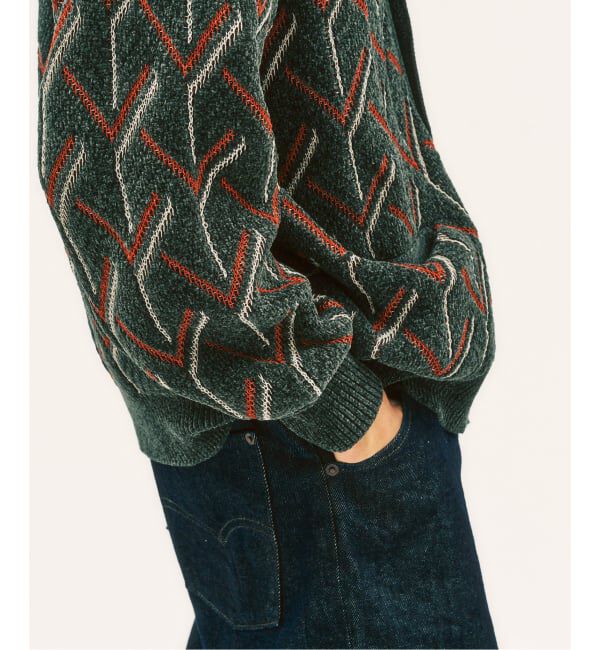 417 EDIFICE「モールパターンカーディガン」|カーディガン|