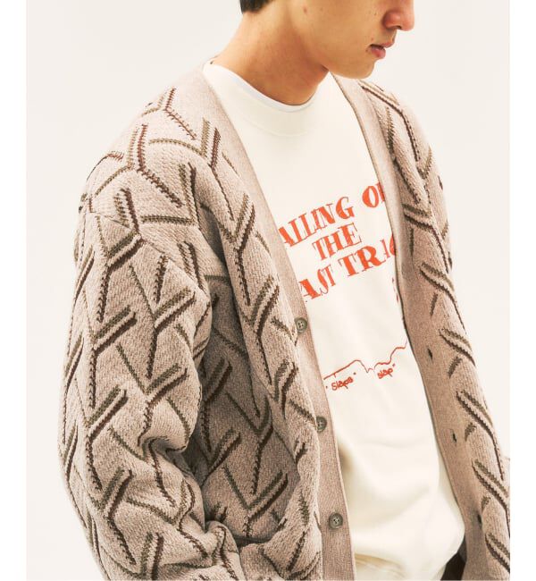 417 EDIFICE「モールパターンカーディガン」|カーディガン|