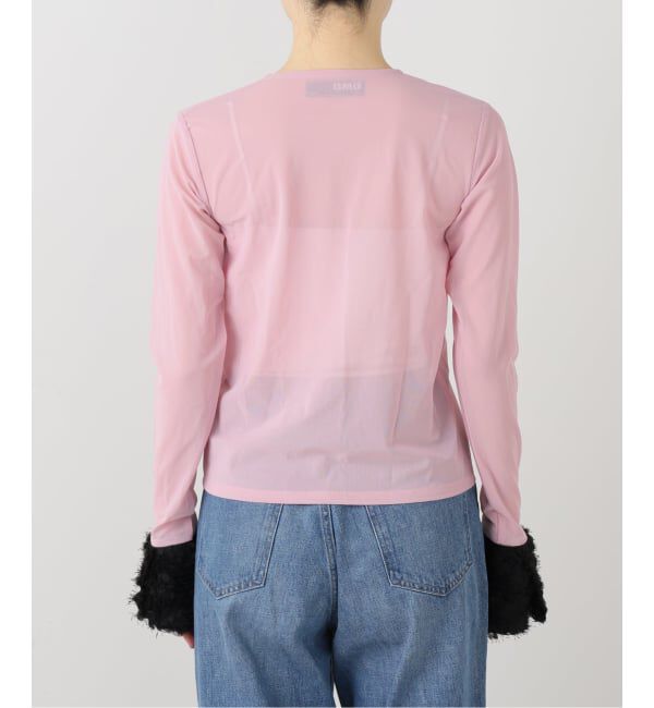 PULP「OMO / オーエムオー Mesh Cuff Top」|カーディガン|