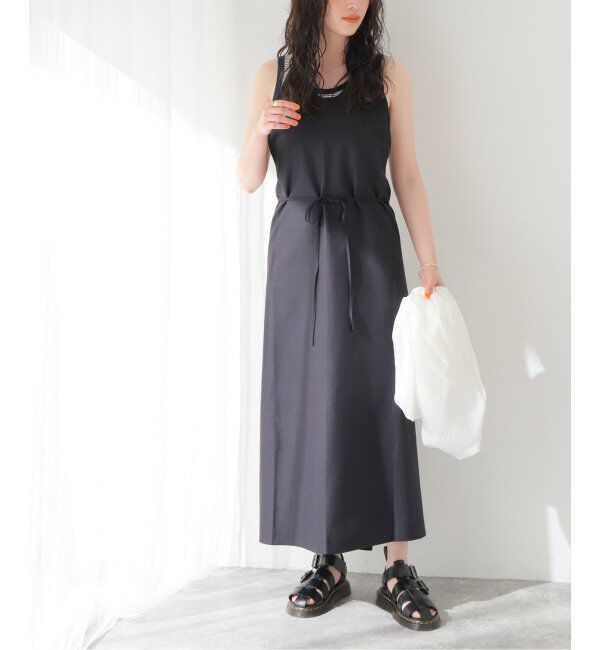 JOURNAL STANDARD relume「【BASERANGE/ベースレンジ】CORE APRON DRESS：ワンピース」|ワンピース|ブラック