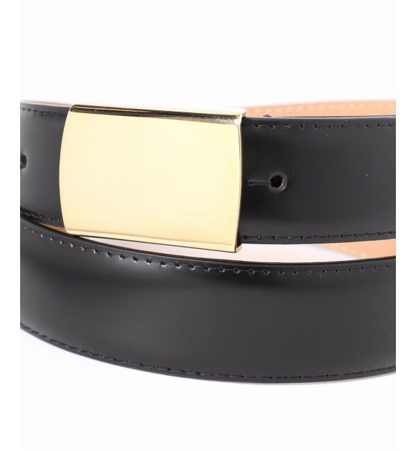 journal standard L'essage「【MAISON BOINET】30 mm plaque belt in box leather line：ベルト」|ベルト|