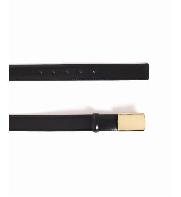 journal standard L'essage「【MAISON BOINET】30 mm plaque belt in box leather line：ベルト」|ベルト|