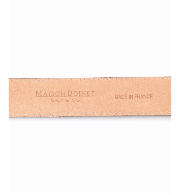journal standard L'essage「【MAISON BOINET】30 mm plaque belt in box leather line：ベルト」|ベルト|