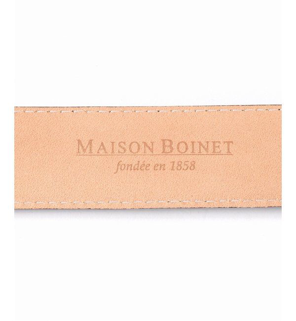 journal standard L'essage「【MAISON BOINET】30 mm plaque belt in box leather line：ベルト」|ベルト|