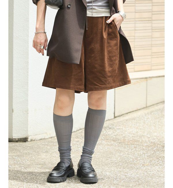 JOURNAL STANDARD「フェイクスエードハーフパンツ」|その他|