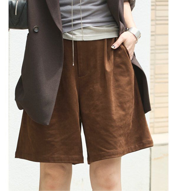 JOURNAL STANDARD「フェイクスエードハーフパンツ」|その他|