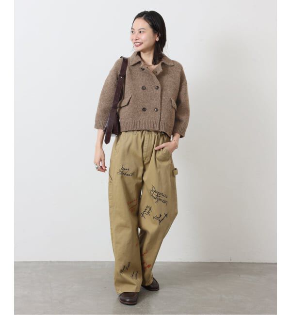 JOURNAL STANDARD「LANAMORETTA CROP ニットジャケット」|カーディガン|