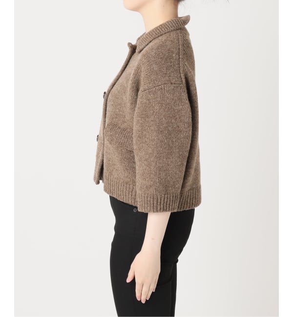 JOURNAL STANDARD「LANAMORETTA CROP ニットジャケット」|カーディガン|