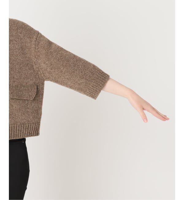 JOURNAL STANDARD「LANAMORETTA CROP ニットジャケット」|カーディガン|