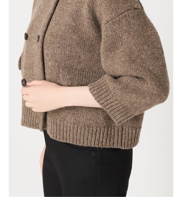 JOURNAL STANDARD「LANAMORETTA CROP ニットジャケット」|カーディガン|