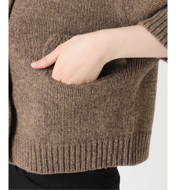 JOURNAL STANDARD「LANAMORETTA CROP ニットジャケット」|カーディガン|