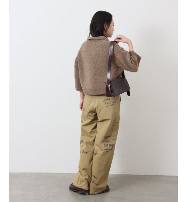 JOURNAL STANDARD「LANAMORETTA CROP ニットジャケット」|カーディガン|