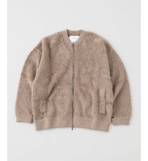 JOURNAL STANDARD「THE INOUE BROTHERS / ザ イノウエブラザーズ SMU Suri Alpaca Bomber Jacket」|カーディガン|ベージュ
