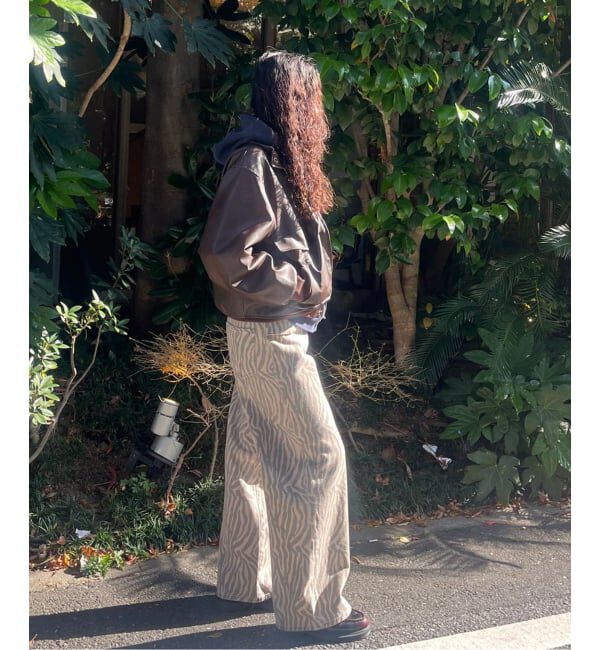 Oriens JOURNAL STANDARD「ベルトデザインゼブラパンツ」|その他|