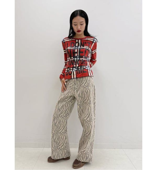 Oriens JOURNAL STANDARD「ベルトデザインゼブラパンツ」|その他|