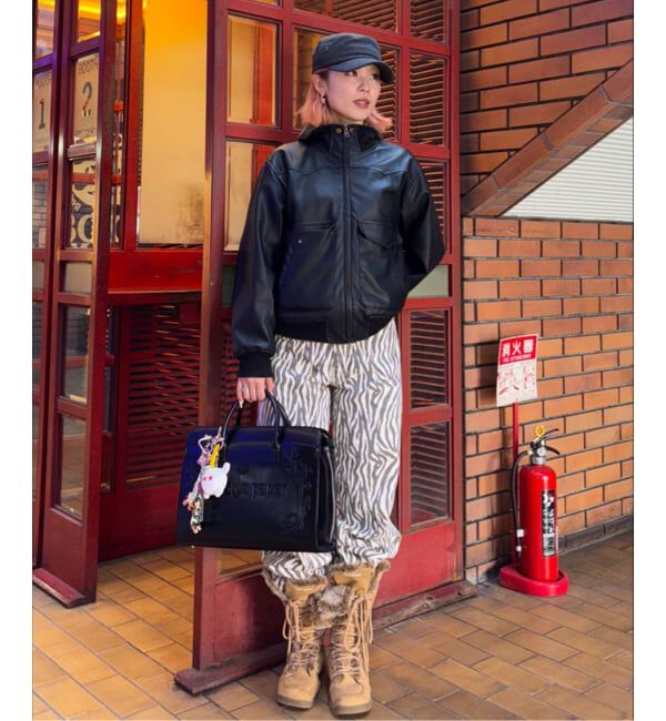 Oriens JOURNAL STANDARD「ベルトデザインゼブラパンツ」|その他|