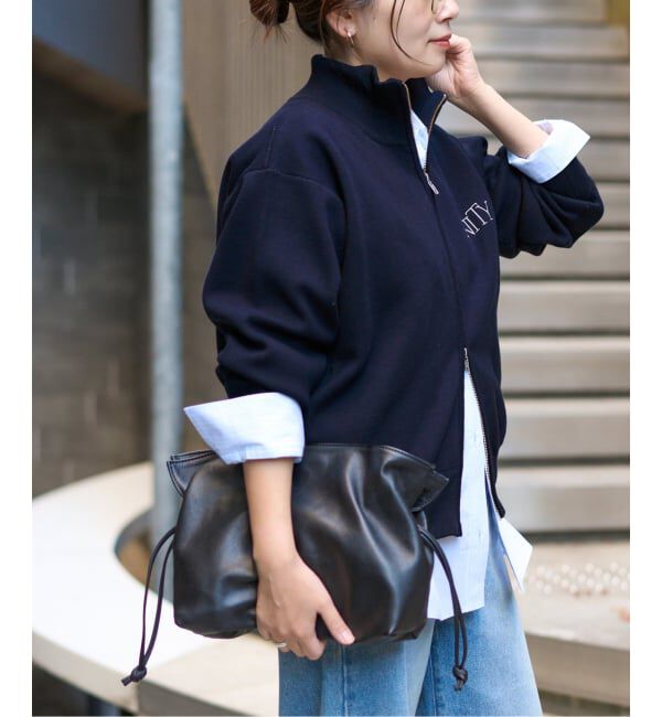 JOURNAL STANDARD「バックロゴダブルジップカーディガン」|カーディガン|