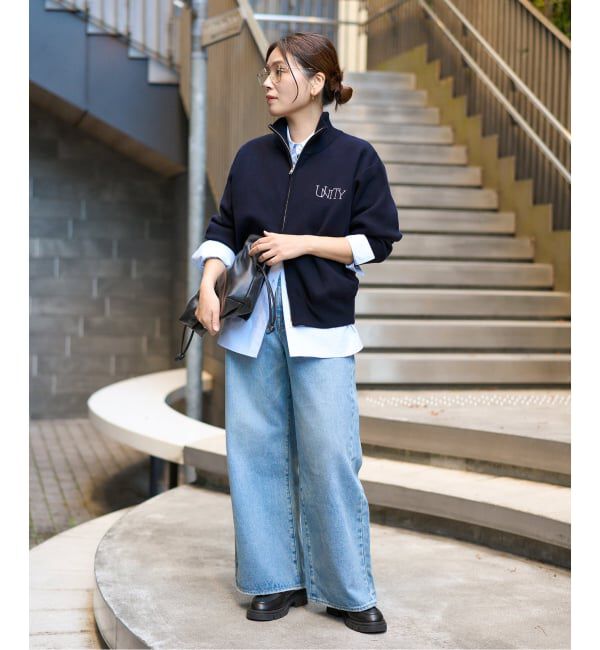 JOURNAL STANDARD「バックロゴダブルジップカーディガン」|カーディガン|