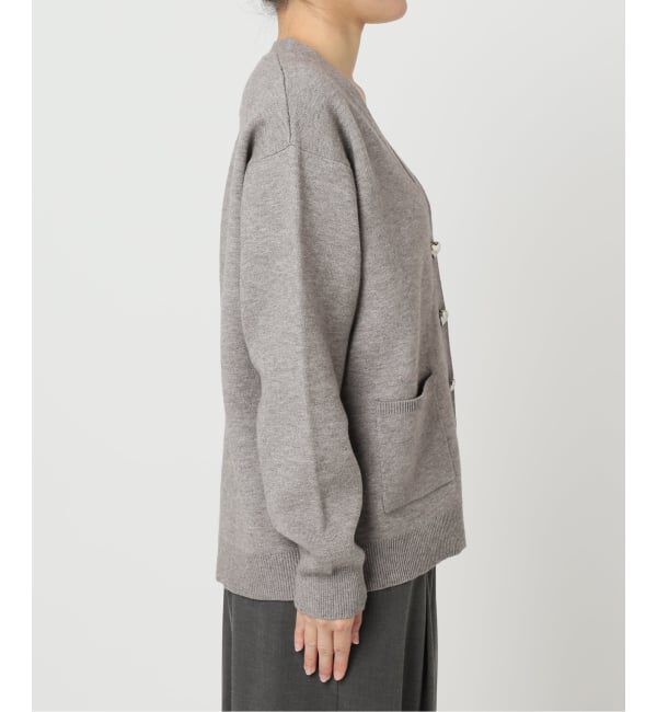 U by SPICK&SPAN「ハートボタンVカーディガン」|カーディガン|