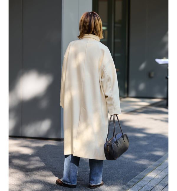 FRAMeWORK「カラーコート」|ステンカラーコート|