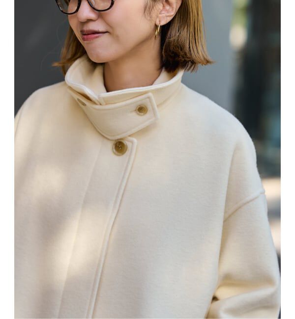 FRAMeWORK「カラーコート」|ステンカラーコート|