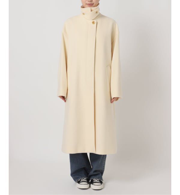 FRAMeWORK「カラーコート」|ステンカラーコート|