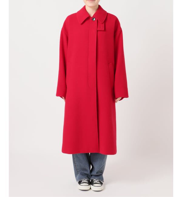 FRAMeWORK「カラーコート」|ステンカラーコート|