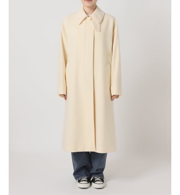 FRAMeWORK「カラーコート」|ステンカラーコート|