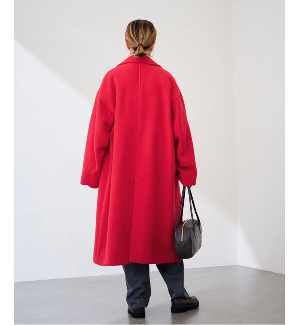 FRAMeWORK「カラーコート」|ステンカラーコート|