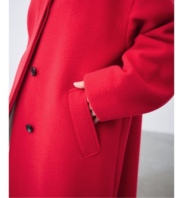 FRAMeWORK「カラーコート」|ステンカラーコート|