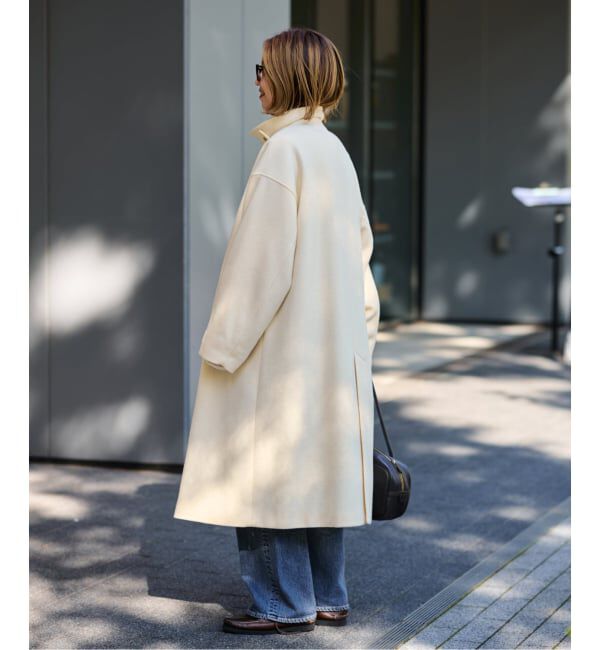 FRAMeWORK「カラーコート」|ステンカラーコート|