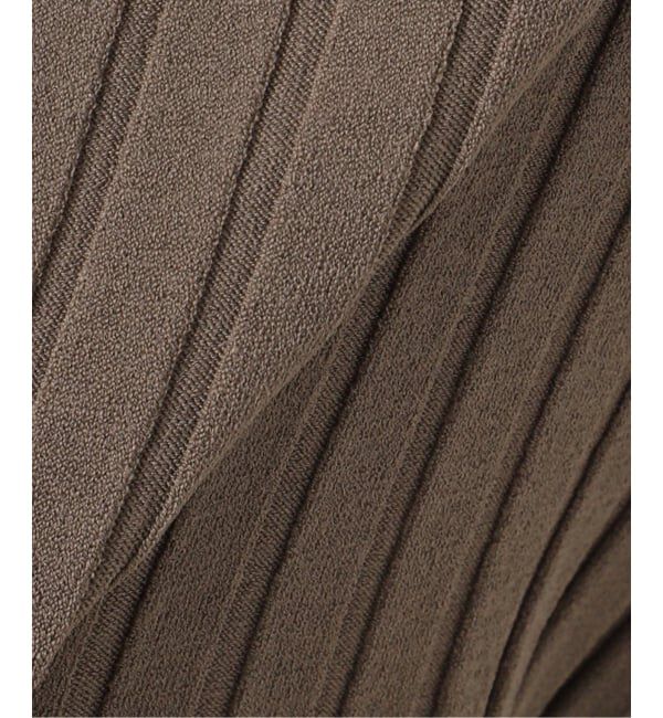 NOBLE「《セットアップ対応》RY/PL ワイドリブVネックカーディガン」|カーディガン|