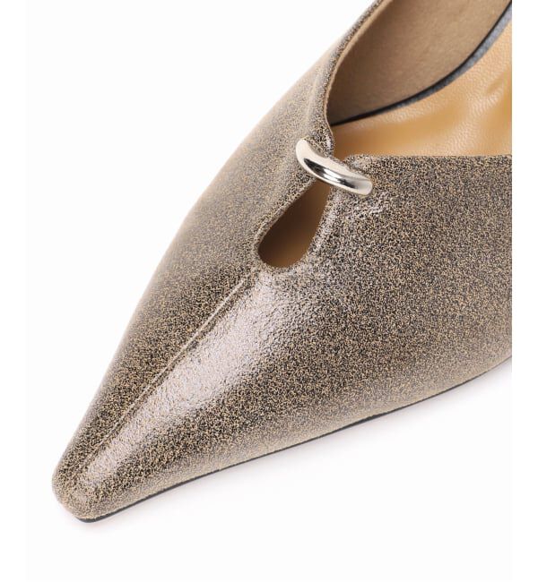 GRISE「GRISE5cmレザーカットアウトパンプス」|パンプス|