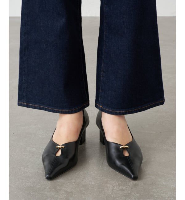 GRISE「GRISE5cmレザーカットアウトパンプス」|パンプス|