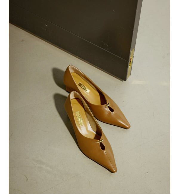 GRISE「GRISE5cmレザーカットアウトパンプス」|パンプス|