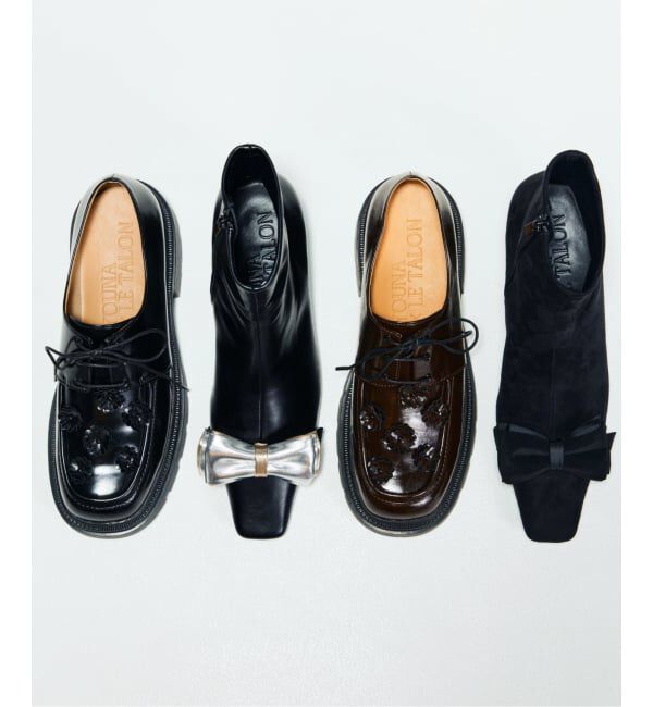  「アツゾコフラワーレースアップ」|ローファー|