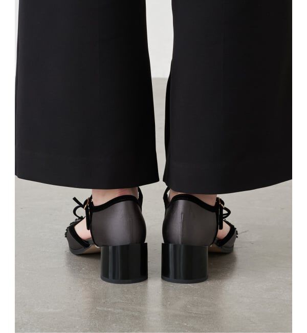 GRISE「GRISE5cmスクエアEMBROIDERYセパレートパンプス」|パンプス|