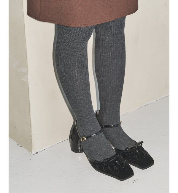 GRISE「GRISE5cmスクエアEMBROIDERYセパレートパンプス」|パンプス|