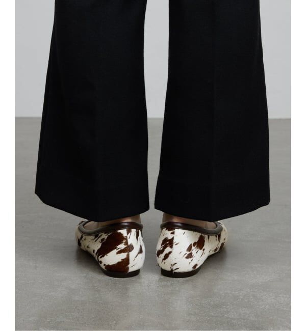 GRISE「GRISEレザースクエアプリーツフラット」|その他|