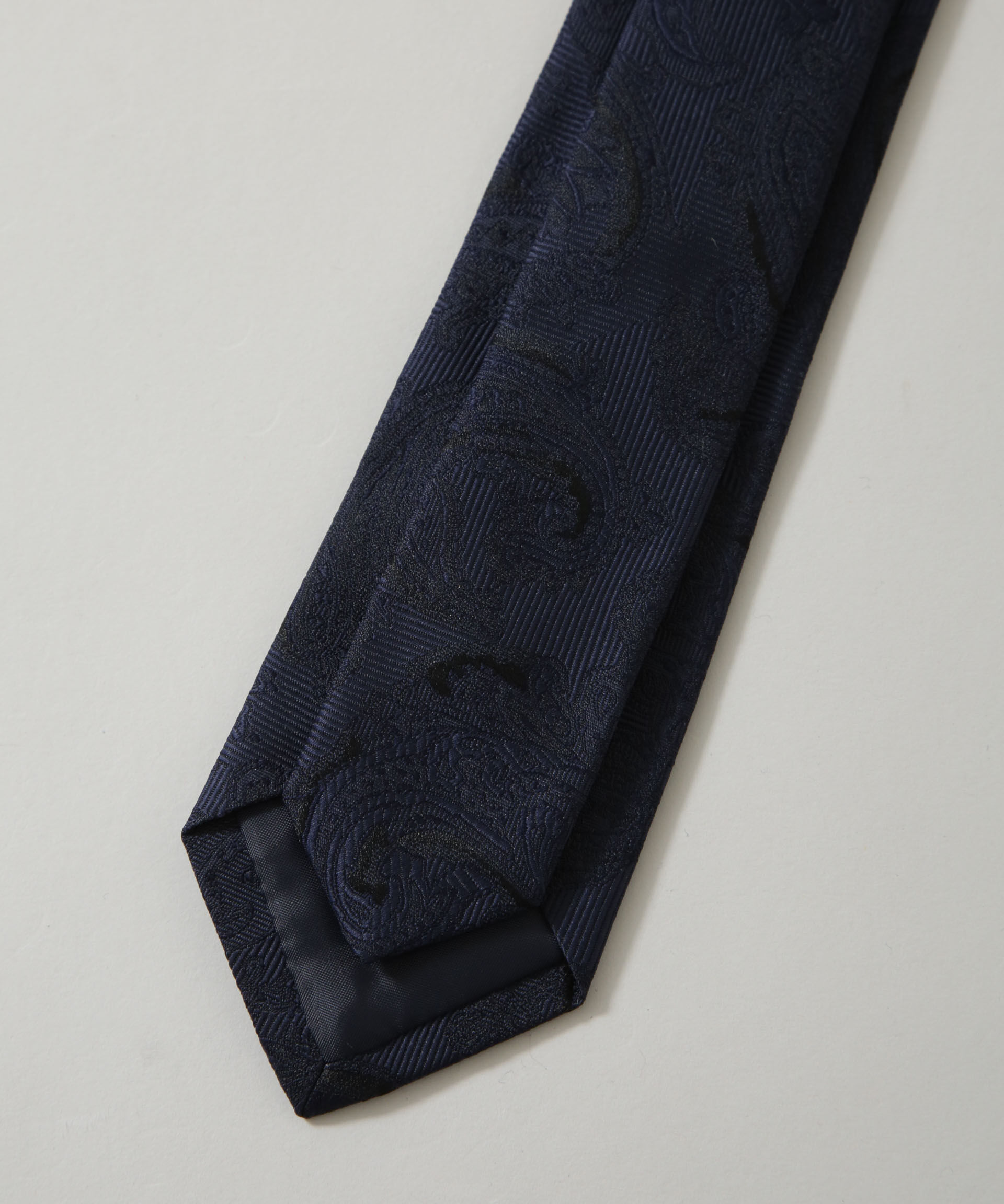 nano･universe「京都西陣ウォッシャブルシャドーペイズリーネクタイ 1」|ネクタイ・蝶ネクタイ|